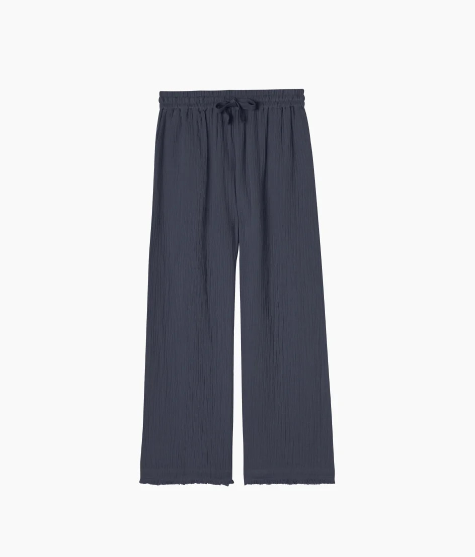 The Going Places Gauze Frayed Hem Pant | Summersalt | SummerSalt