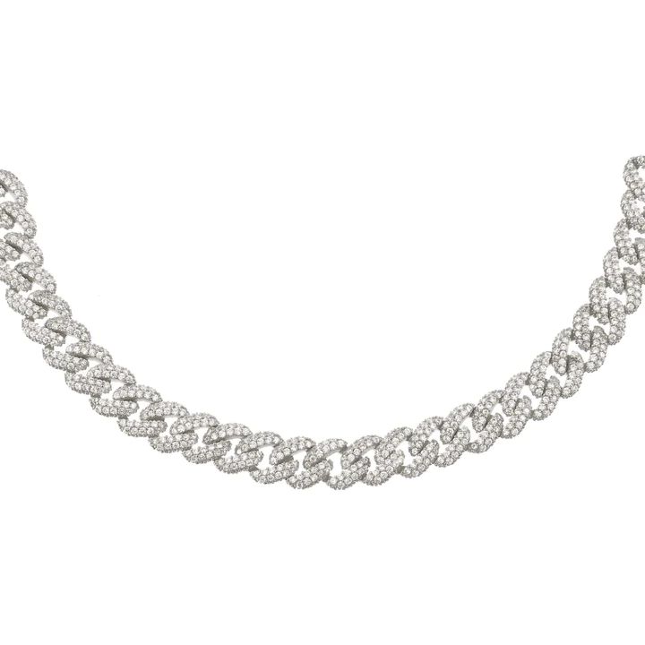 Pavé Chain Link Choker | Adina Eden