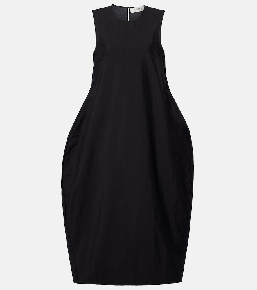 Rohe Linen and silk-blend midi dress | Mytheresa (UK)