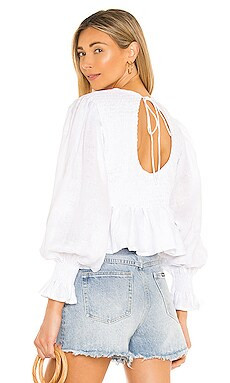 FAITHFULL THE BRAND Savita Top in Plain White from Revolve.com | Revolve Clothing (Global)