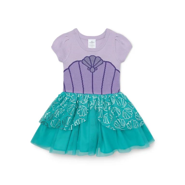 Disney Princess Toddler Girl Ariel Cosplay Dress, Sizes 12M-5T - Walmart.com | Walmart (US)