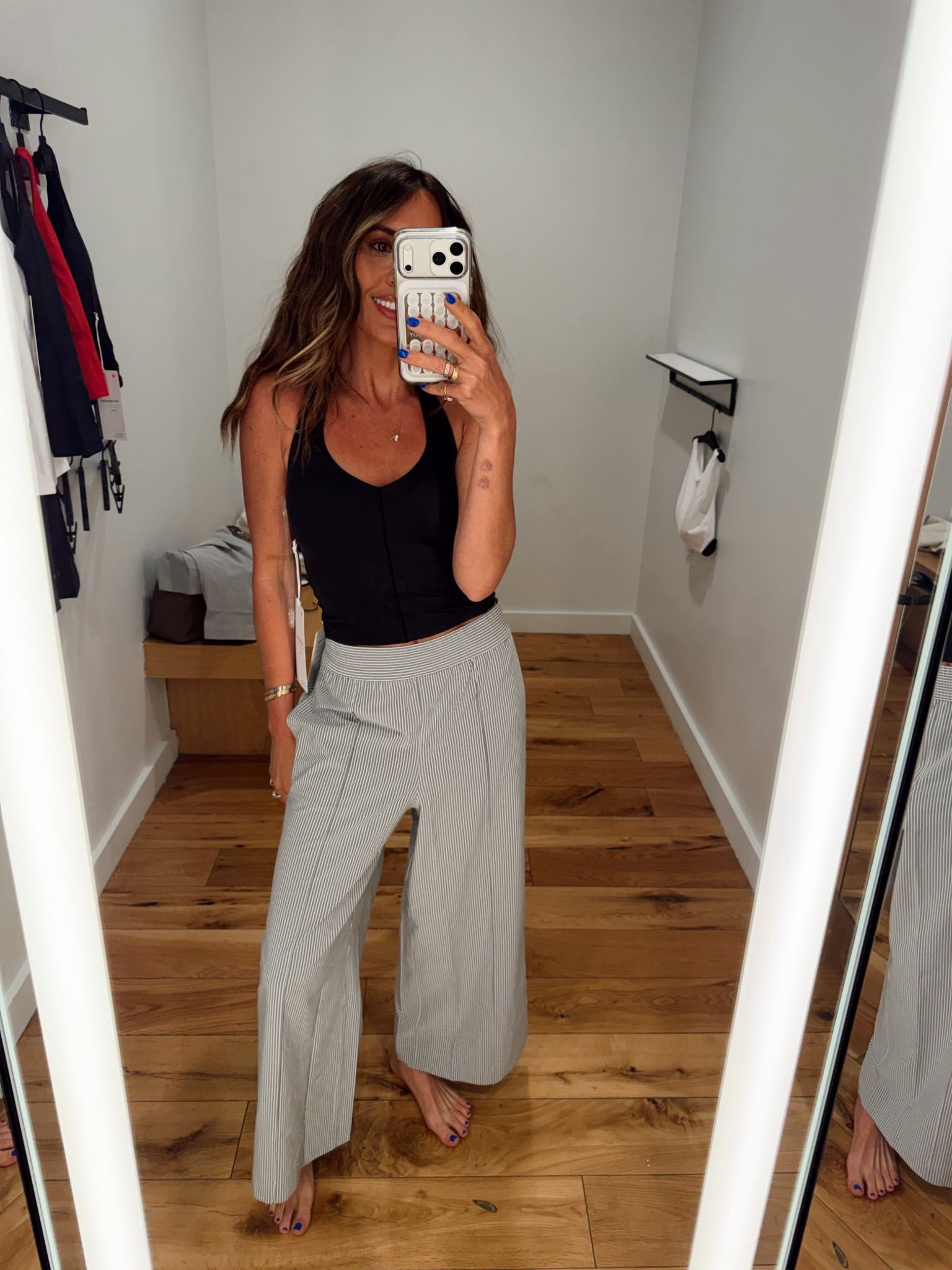 Size xs top and xs bottoms @lululemon 

#LTKOver40 #LTKTravel #LTKPetite