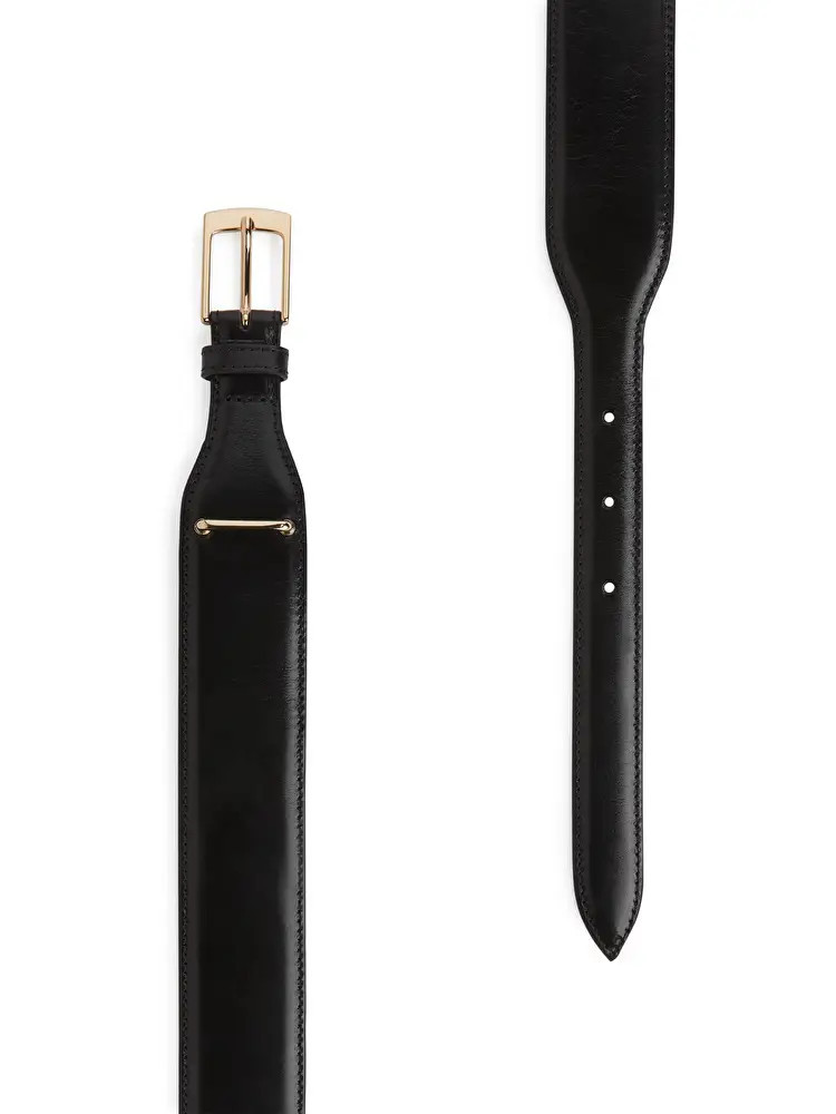 High Waist Leather Belt | ARKET (US&UK)