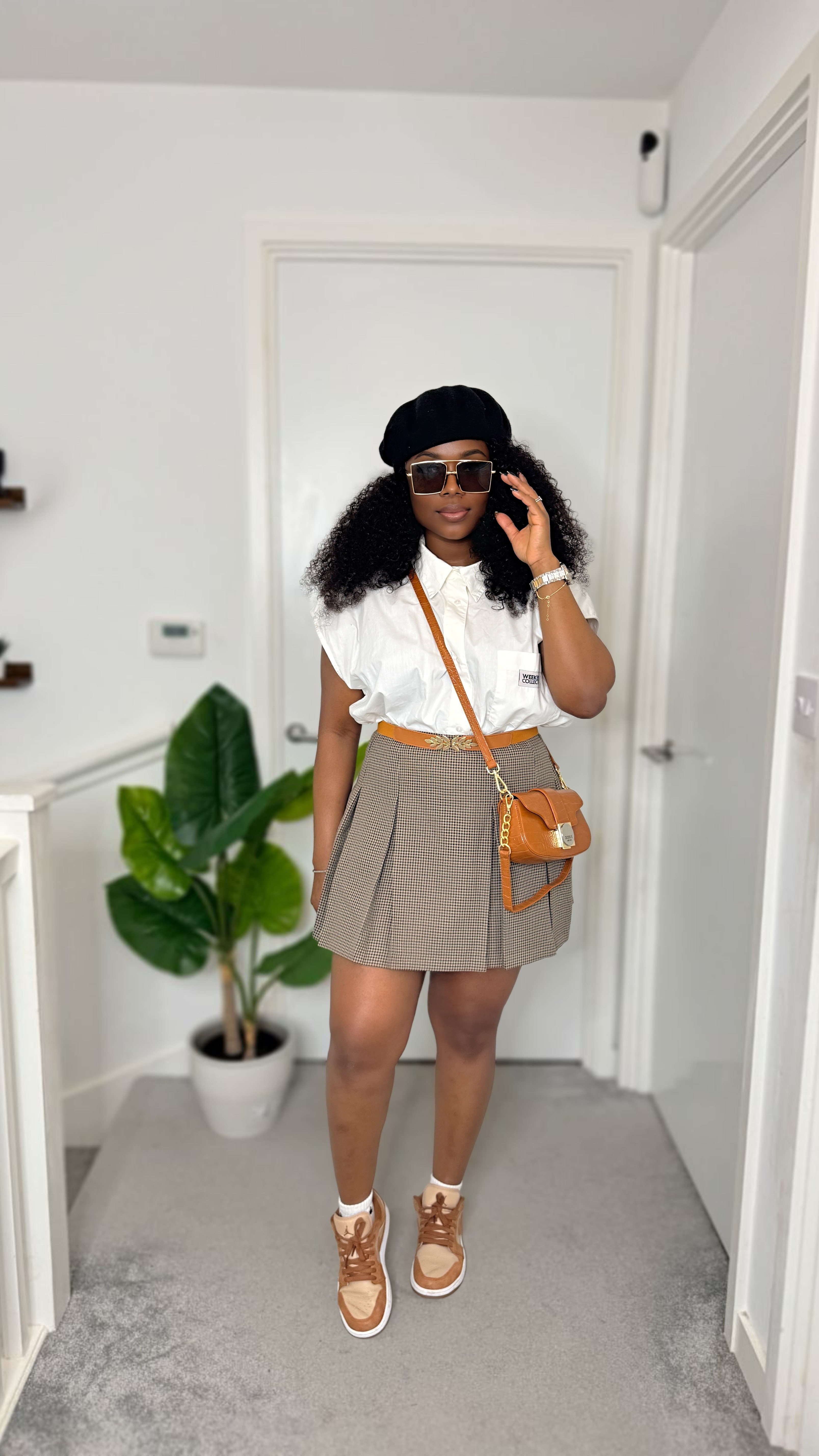 Pleated mini skirt with shirt and sneakers is a vibe 🔥🔥 Love it!
I wear a size Medium (14)

#LTKstyletip #LTKFashionMonth #LTKmodest