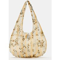 Zara - Embroidered Appliqué Bag - Yellow - One Size Only - Woman | Zara US