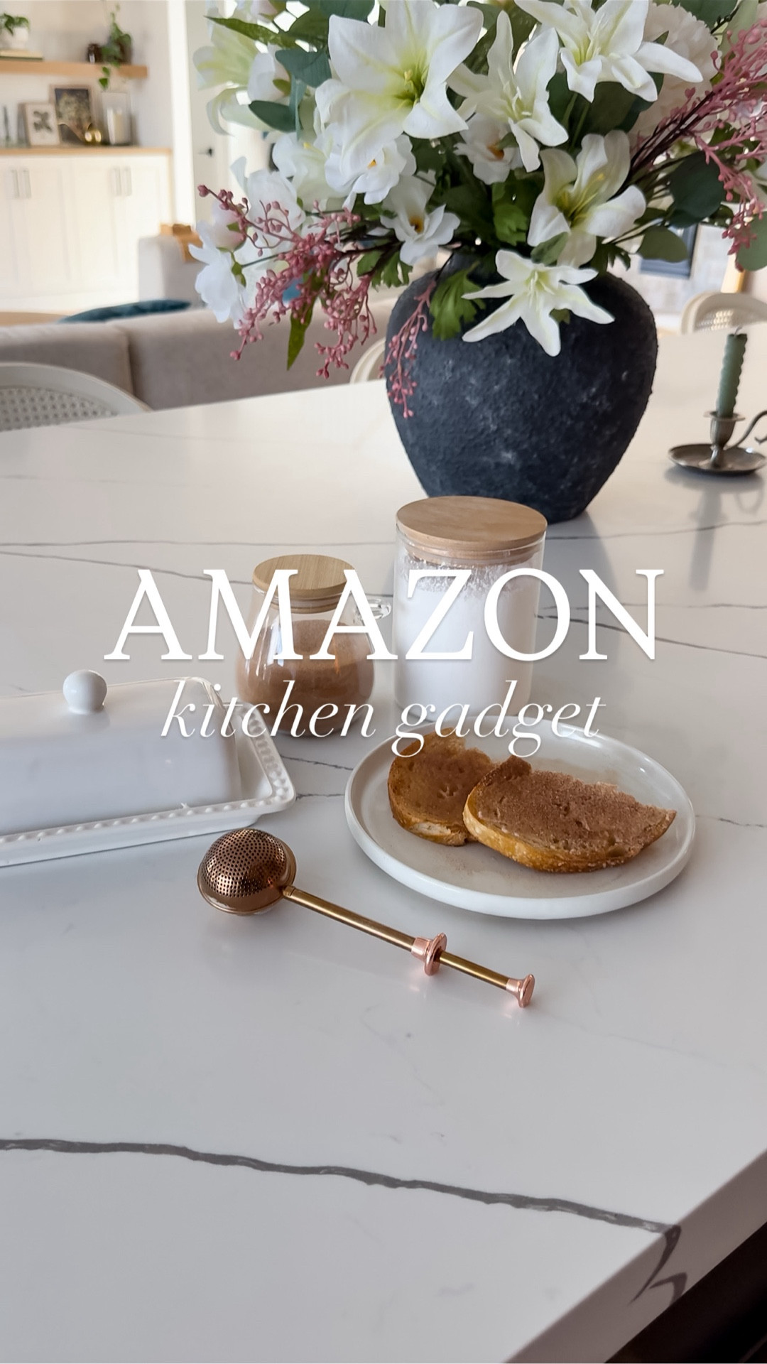 This aesthetic powder sifter scoop from Amazon is perfect for bread making or sprinkling cinnamon or brown sugar on toast! 🍞👩🏻‍🍳

#amazonhome #thesistershoppers #asmr #amazongadget #kitchengadget

#LTKHome #LTKfoodie