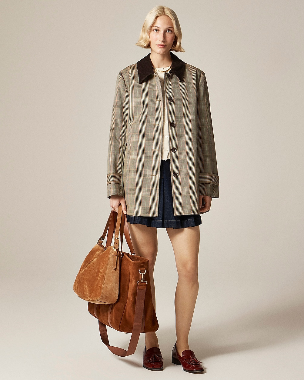 Barn Jacket™ in plaid double-faced cotton | J. Crew US