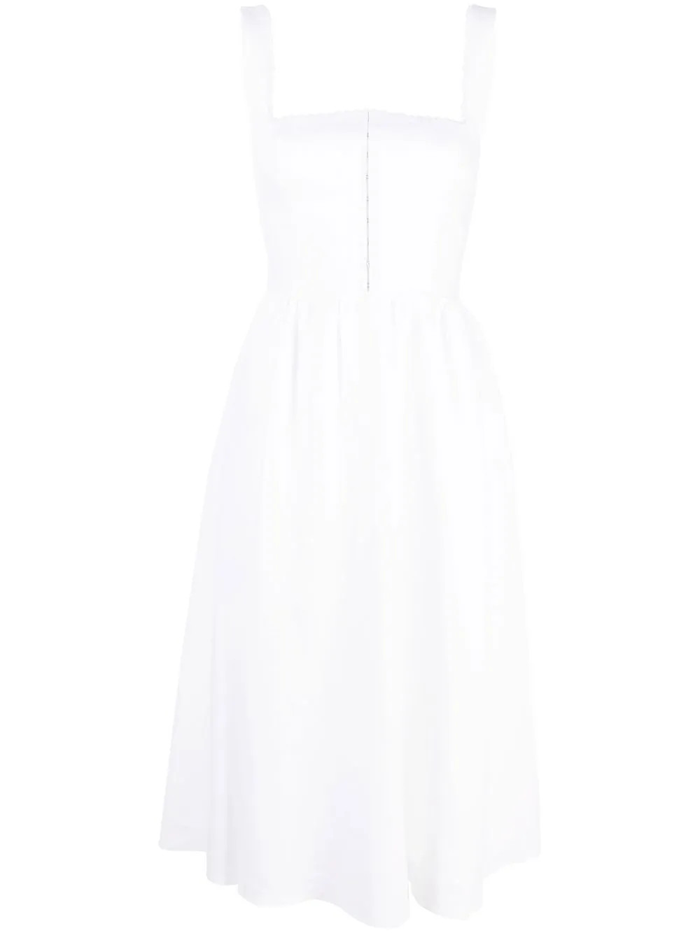 Reformation Tagliatelle Linen Midi Dress - Farfetch | Farfetch Global