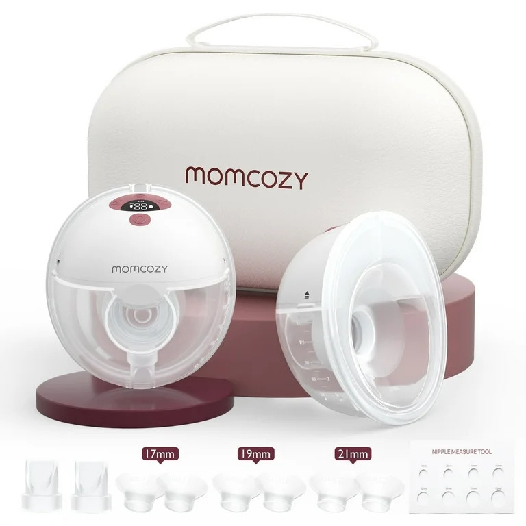 Momcozy Breast Pump Hands Free M5, Wearable Breast Pump of Baby Mouth Double-Sealed Flange with 3... | Walmart (US)