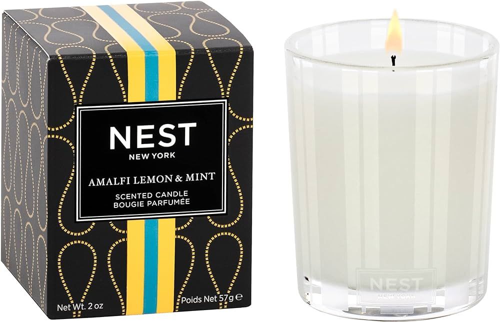 NEST Fragrances Amalfi Lemon & Mint Scented Votive Candle, 2 Ounce | Amazon (US)