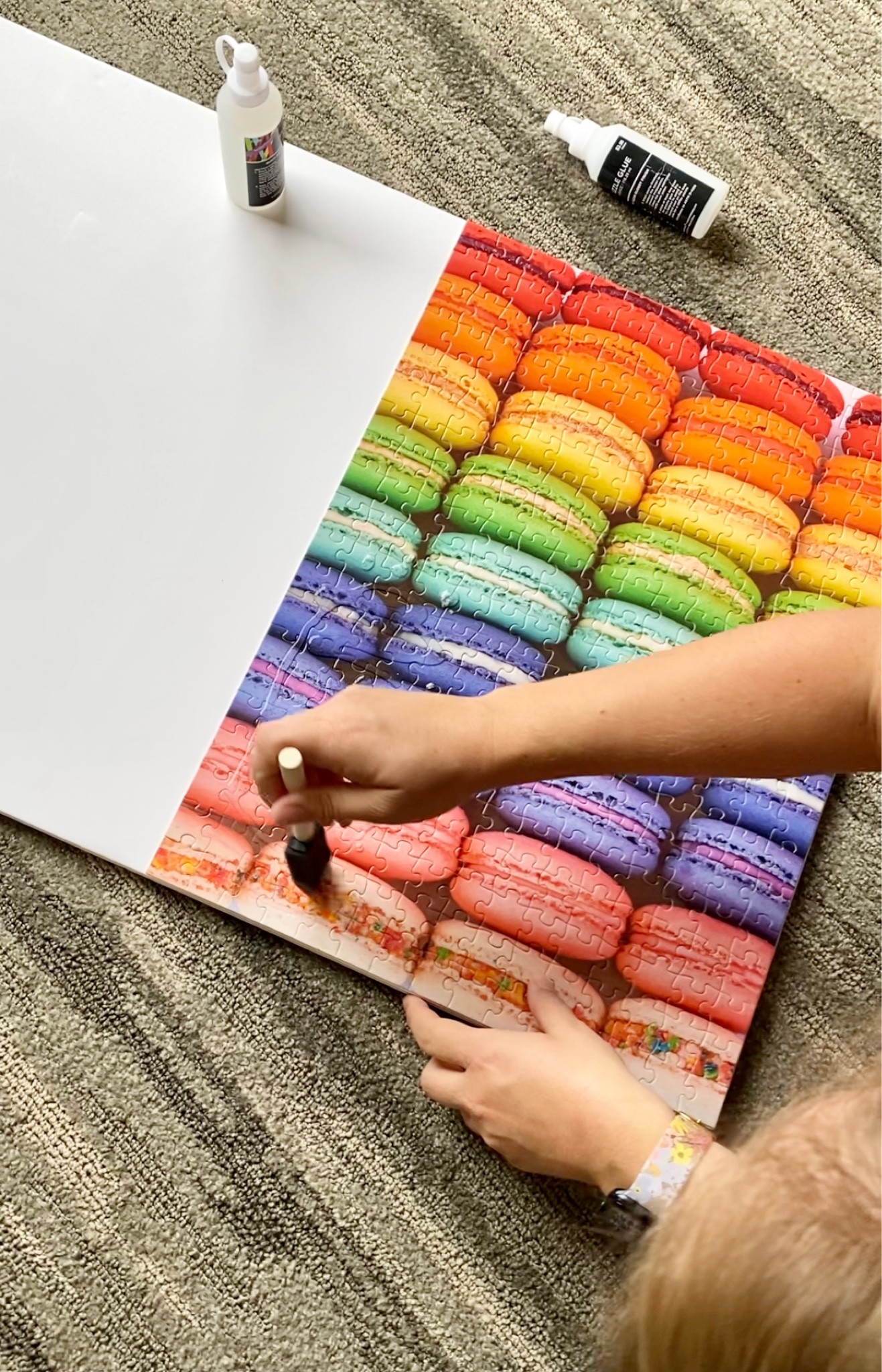 This puzzle was fun to do as a family! We each took a couple of colors, then worked together to complete the puzzle 🧩 I’m gluing it here so I can frame it to hang on the wall.

#LTKfamily #LTKHoliday #LTKGiftGuide