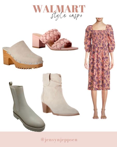 Walmart dress for women, affordable boots, look for less dolce vita sandals, clogs for fall, western booties, western boots, white leather boots, Walmart fashion 

#LTKshoecrush #LTKSeasonal #LTKstyletip