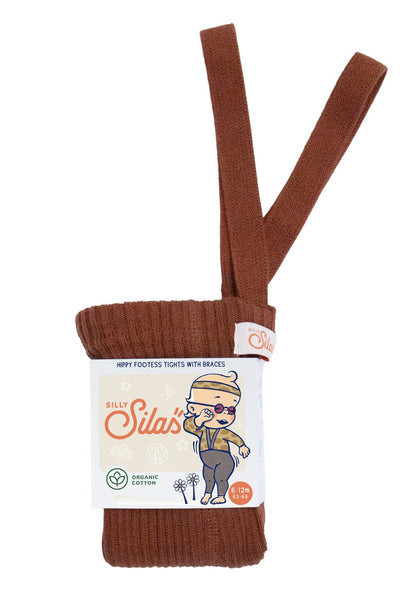 Silly Silas Silas: Hippy Footless Tights - Cinnamon - Trouva | Trouva (Global)