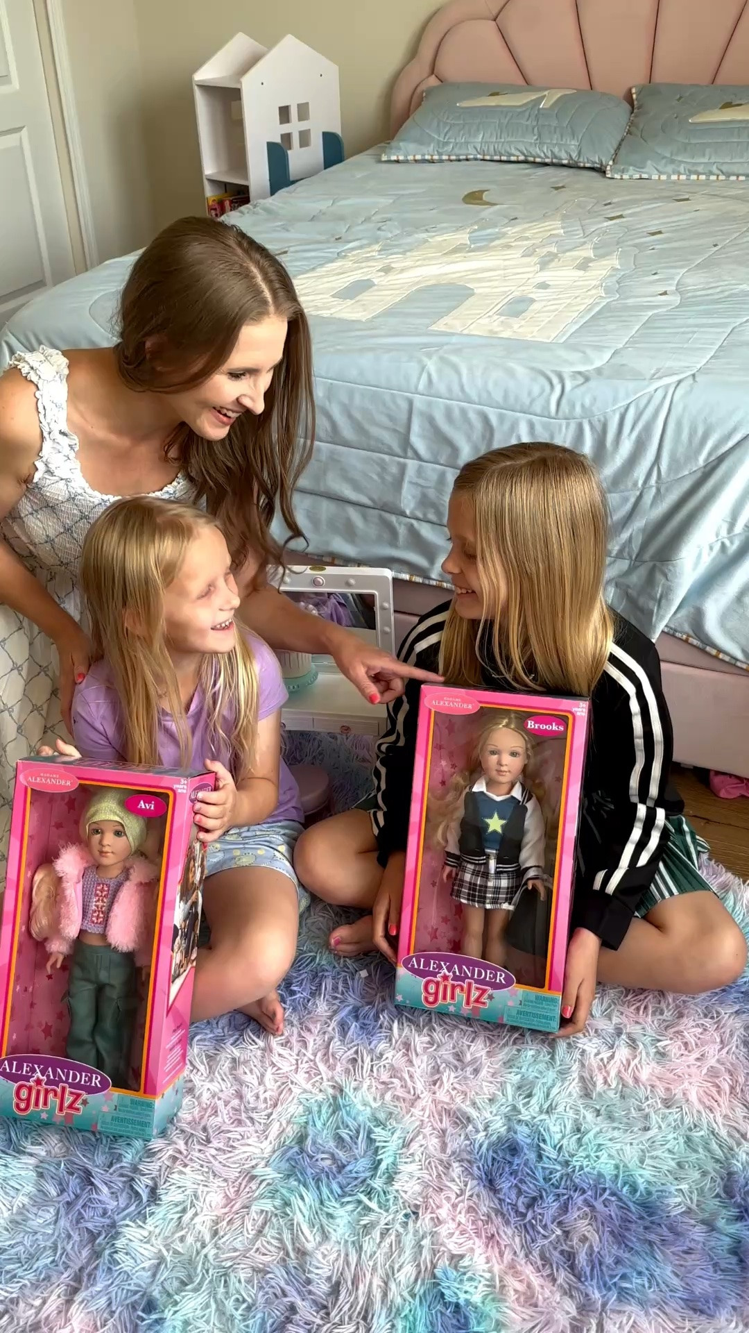 Dreamed of the day I'd get to play dolls with my girls for so long and now I get to do it every day! ❤️ Nothing beats hearing my girls laughing and talking playing dolls together, and these @madamealexanderdoll Girlz dolls are some of their all-time favorites! Our go-to favorite gift for little girls! Similar in quality to American Girl for less $$!

#LTKmomlife #LTKKids