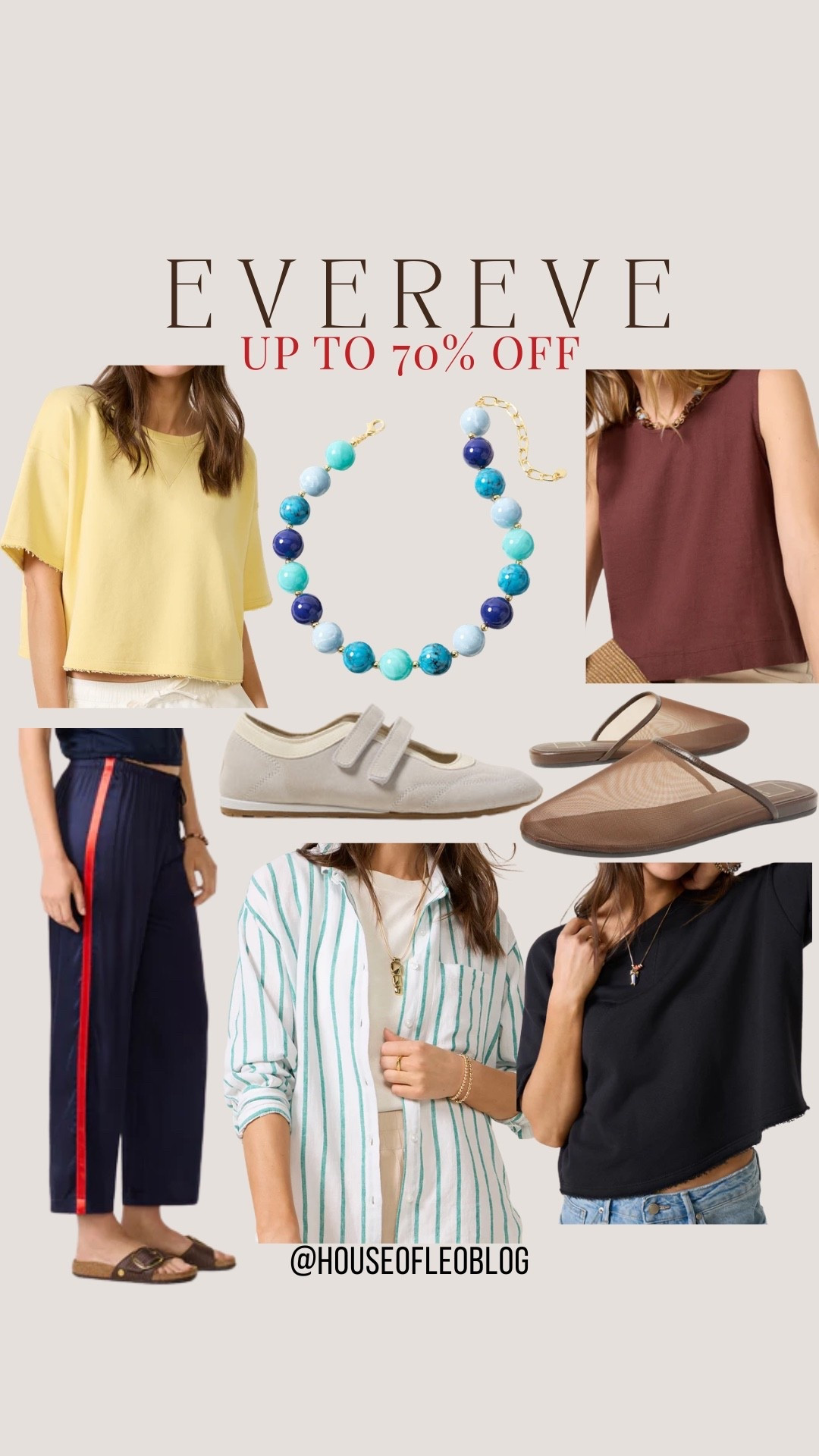 Evereve sale. Track pants. Short sleeve sweat sweatshirt.

#LTKSaleAlert