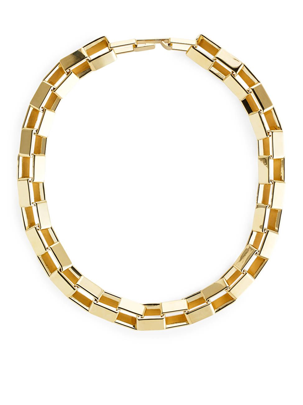 Chunky Gold-Plated Chain Necklace | ARKET (US&UK)