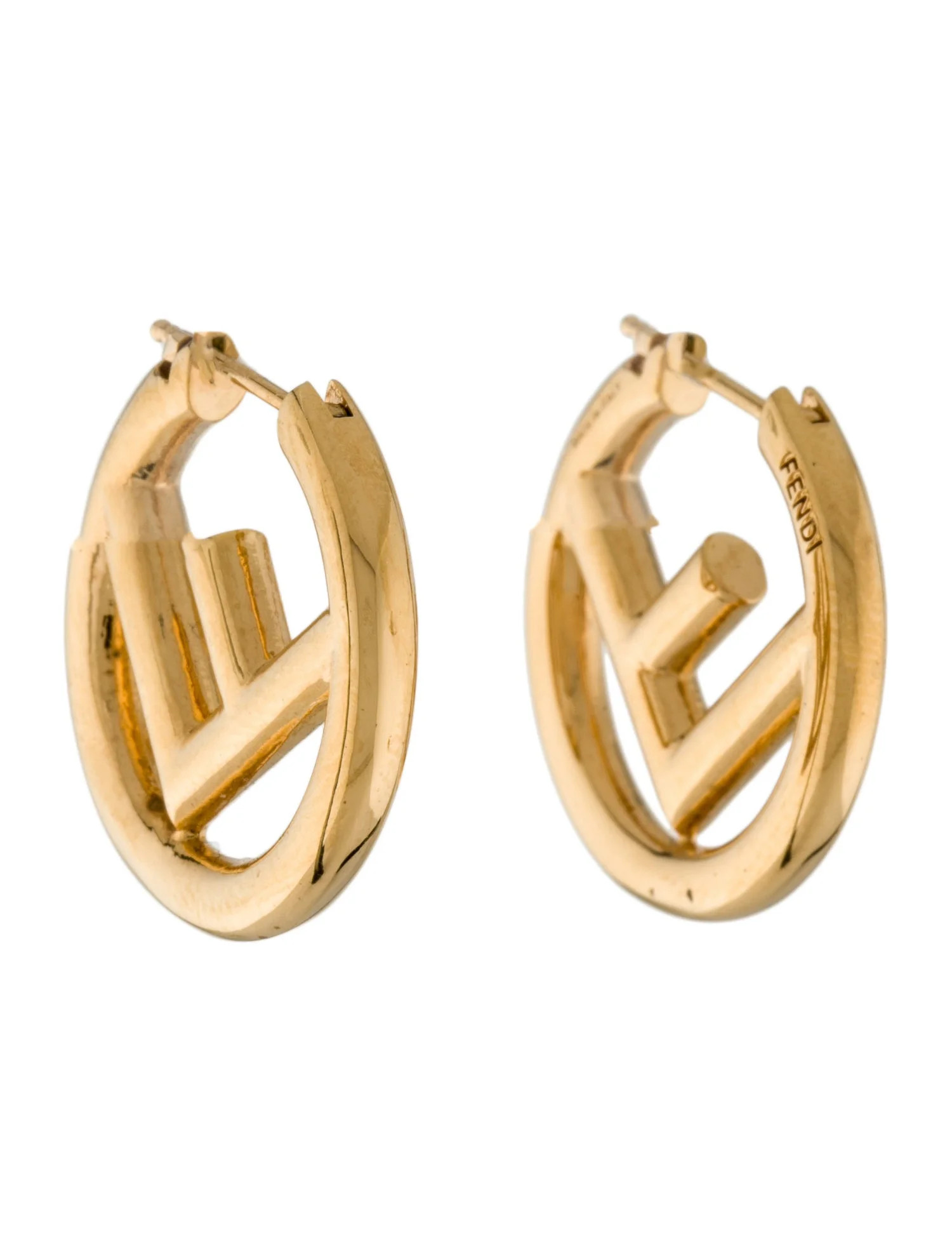 F is for Fendi Hoop Earrings | The RealReal