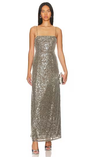 x REVOLVE Krista Gown in Pewter Grey | Revolve Clothing (Global)