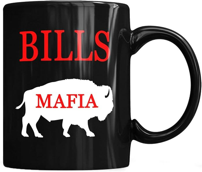 Novelty Ceramic Coffee Mug Bills Mafia For Buffalo Fans Bills Mafia Funny Mug Anniversary Birthda... | Amazon (US)