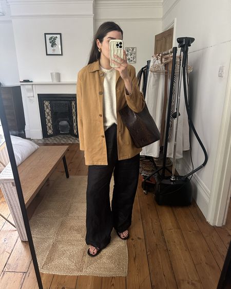 Trawled the vintage shops in Copenhagen for this gem. An Armani jacket in perfect condition from the ‘90’s 😱😍🥺 This one from Sezane is the best dupe I’ve found. 

#LTKstyletip #LTKuk #LTKspring