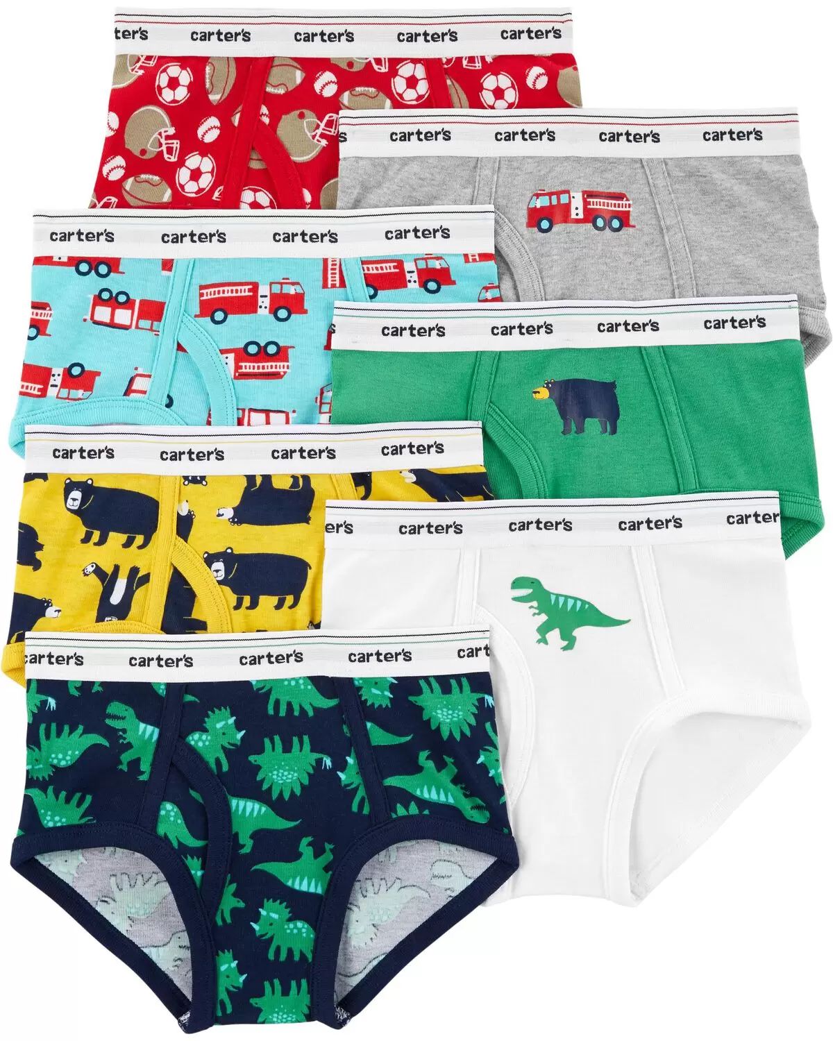 Muti 7-Pack Cotton Briefs Underwear | carters.com | Carter's