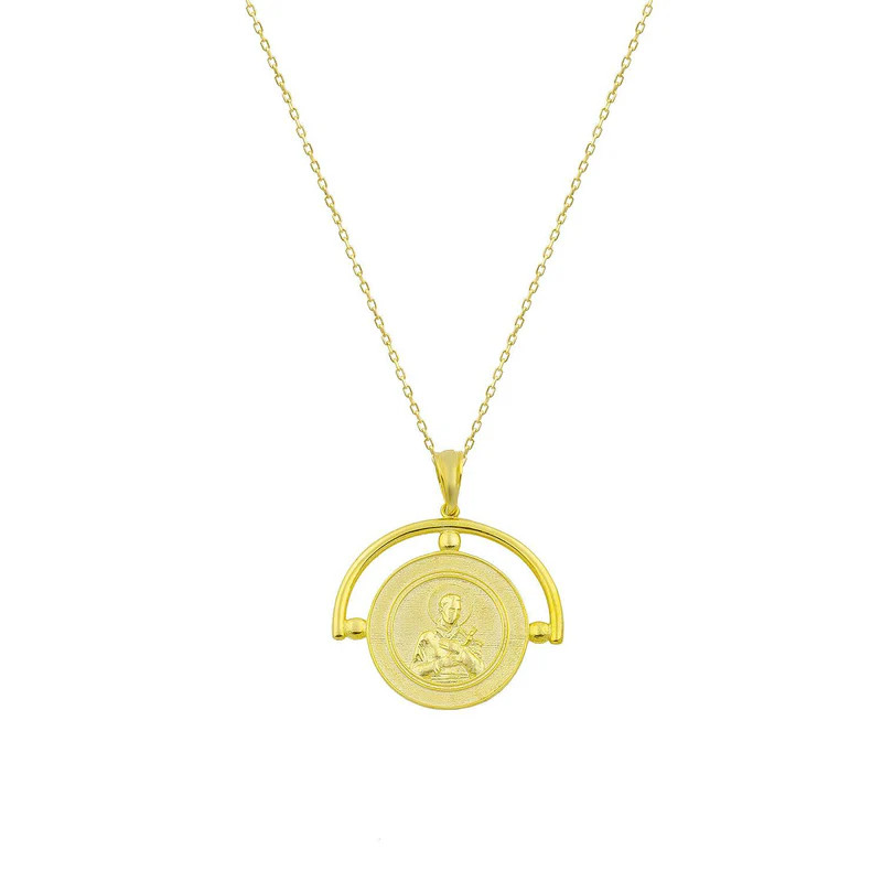 Coin Pendant Icon Necklace | The Sis Kiss