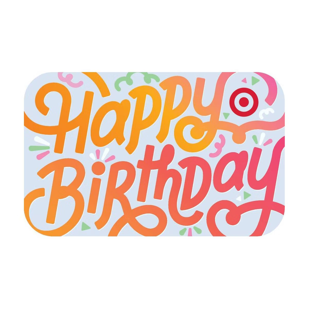 Happy Bday Script Paper Target GiftCard | Target