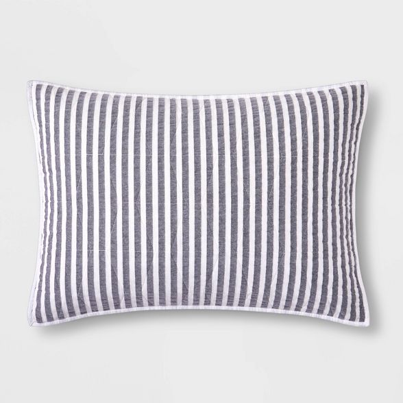 Chambray Stripes Sham - Pillowfort™ | Target