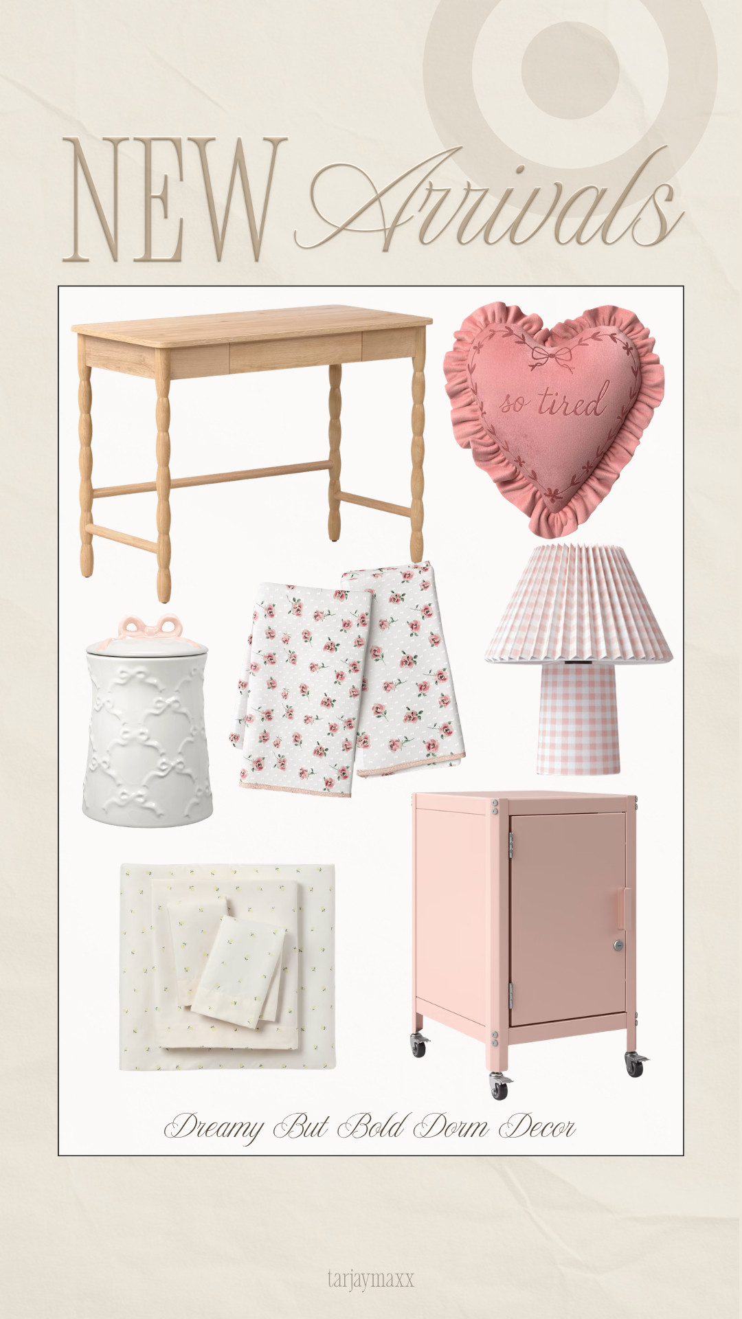 Dreamy but bold dorm decor just hit Target and I’m obsessed with all the soft pink details! Cozy, feminine, and elevated. Perfect for anyone planning a dorm refresh or apartment update!

wedding guest dress summer, summer outfits, summer dresses, fathers day gift guide, home decor, dorm decor, college apartment, target finds, pink decor, dorm room inspiration, apartment decor, new arrivals, target home, feminine decor, cozy home aesthetic
 

 #LTKSeasonal #LTKHome