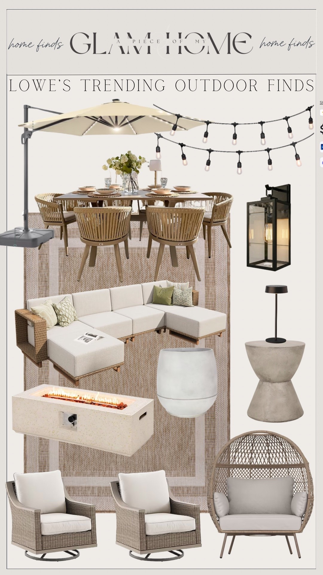 Lowe’s outdoor, Lowe’s finds, outdoor decor, patio refresh, backyard makeover, outdoor furniture, outdoor styling, spring outdoor, patio styling, garden decor, porch styling, cozy outdoor space, neutral outdoor decor, modern outdoor furniture, affordable outdoor decor, seasonal outdoor refresh, Lowe’s home, LTKhome, LTKSeasonal, LTKStyleTip

#LTKHome #LTKU #LTKSeasonal