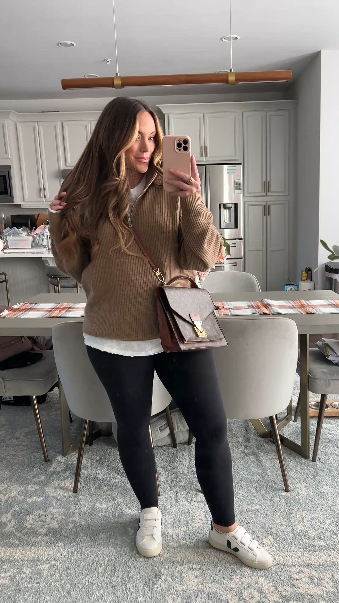 Fall airport outfit✈️🍂🍁

I’m in a large for the pullover, I love looser comfier fit!
Leggings are true to size! 

#LTKSeasonal #LTKTravel #LTKMidsize