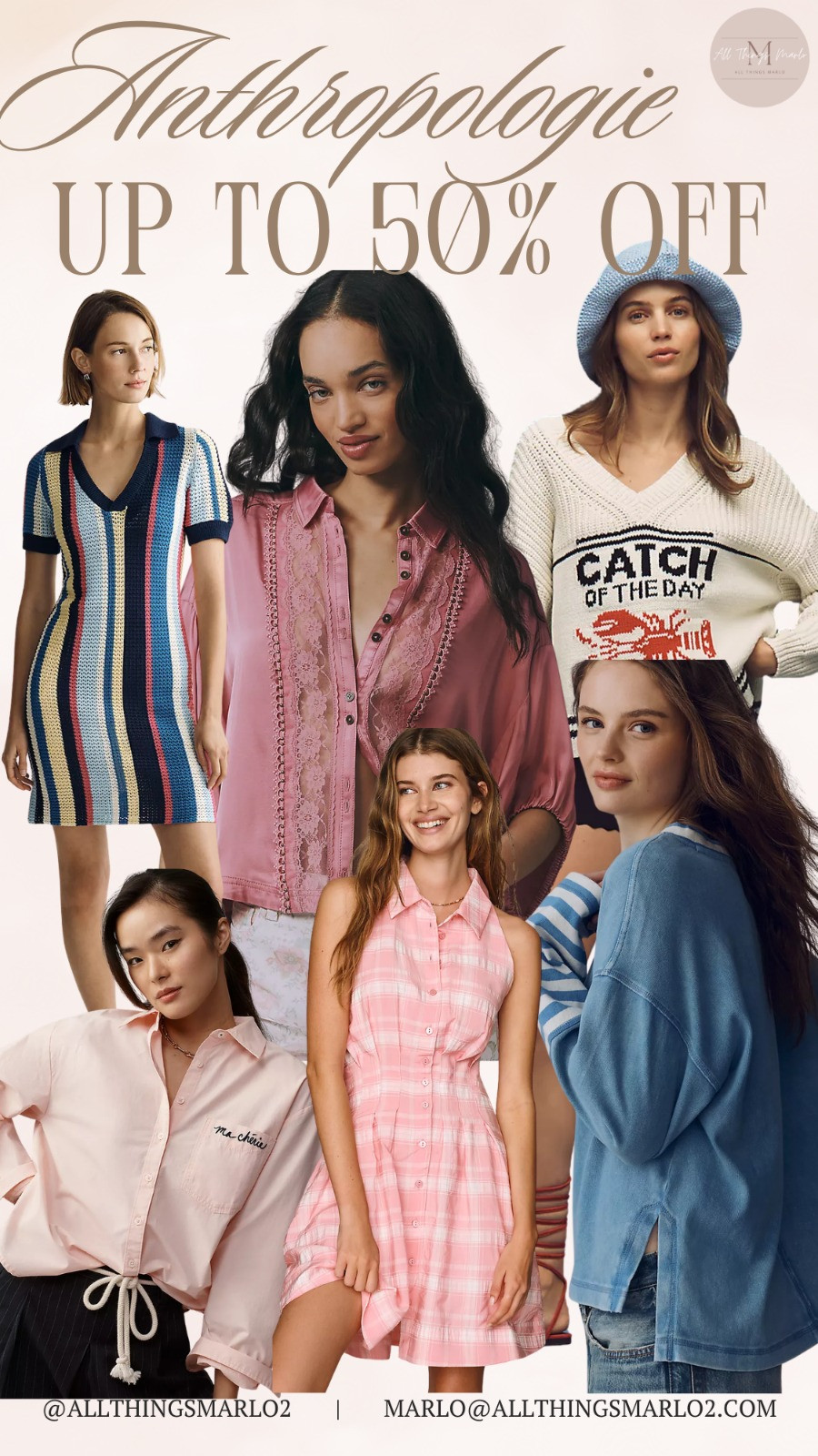 Anthropologie up to 50% off 

 #LTKSeasonal #LTKSaleAlert #LTKTravel