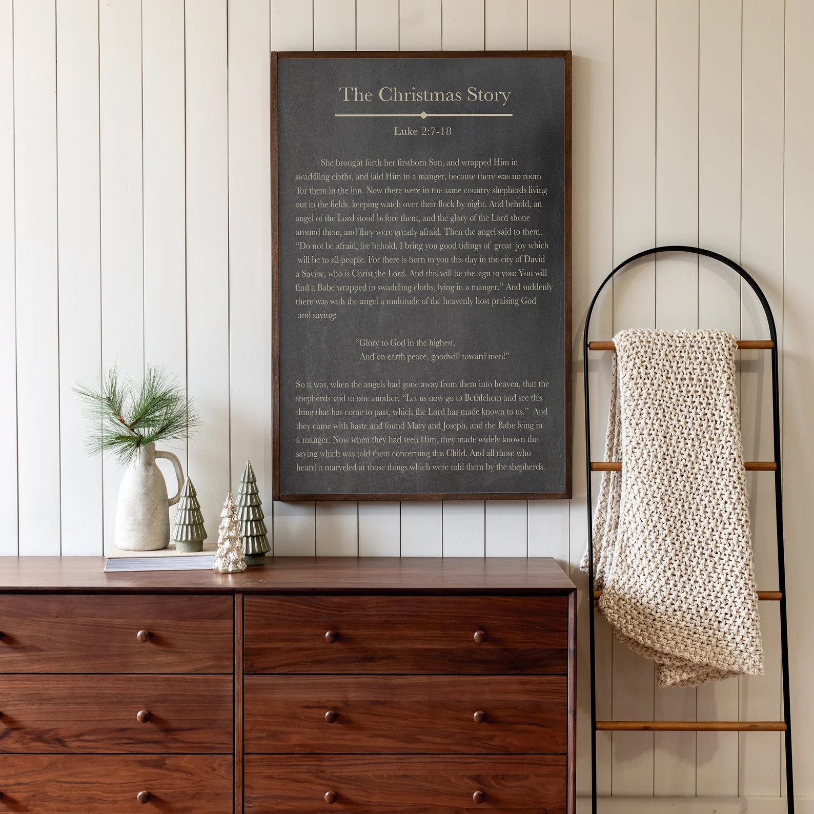 The Christmas Story Sign Christmas Wood Sign Holiday Signs Book Page Christmas Christmas Signs Fr... | Etsy (US)