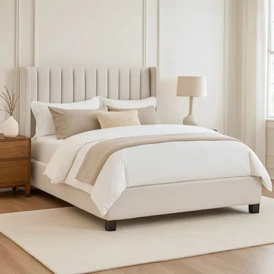 Paola Upholstered Wingback Bed | Wayfair North America