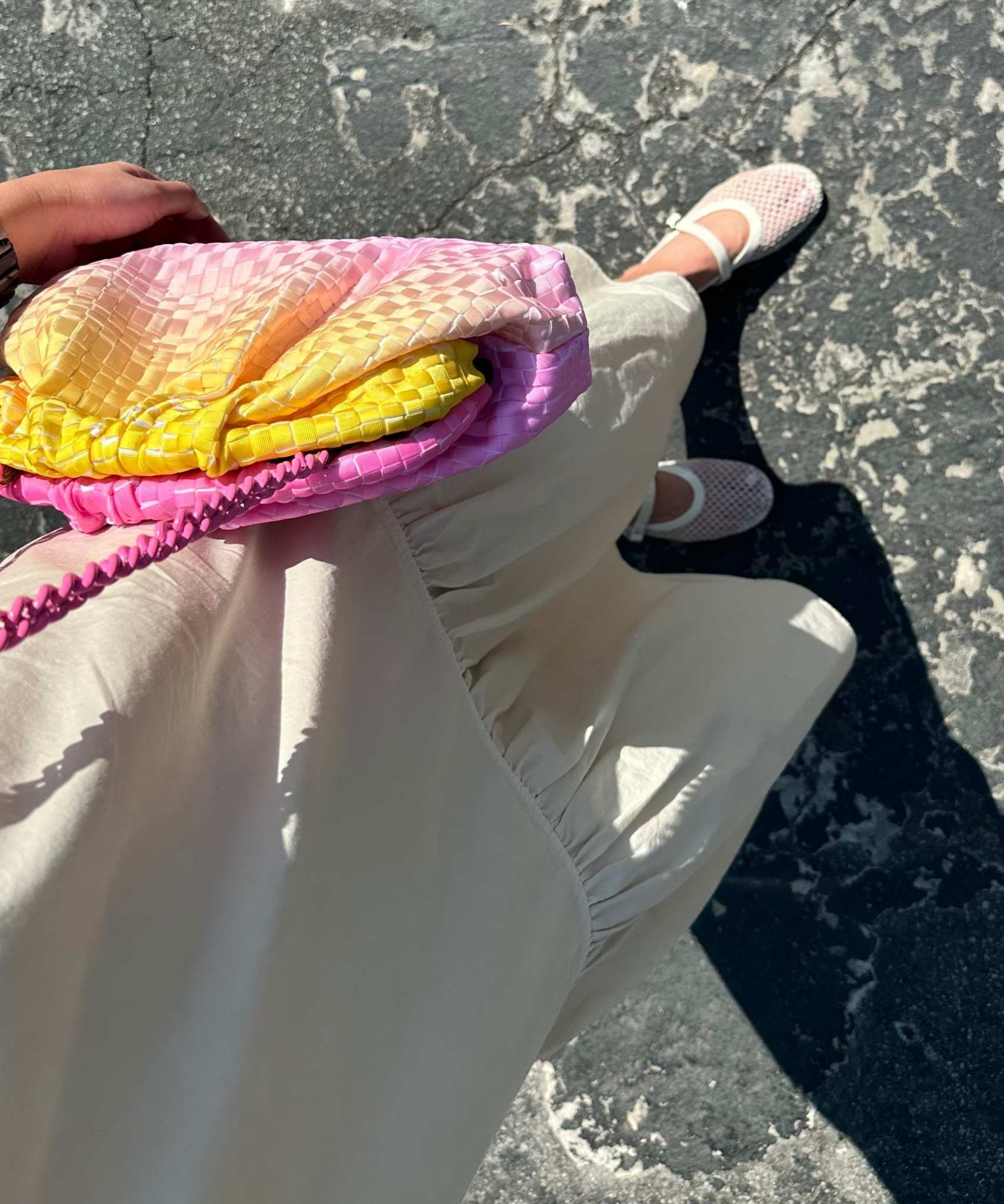 Perfectly effortless hot summer day look #yellow #meshflats #spring 

#LTKShoeCrush #LTKSeasonal #LTKStyleTip