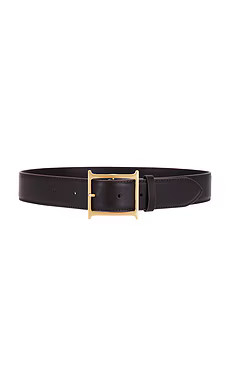 Helsa Logo Belt in Dark Brown from Revolve.com | Revolve Clothing (Global)