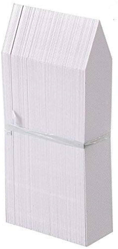 KINGLAKE 100 Pcs 4 Inch Plastic Plant Nursery Garden Labels Pot Marker Garden Stake Tags White | Amazon (US)