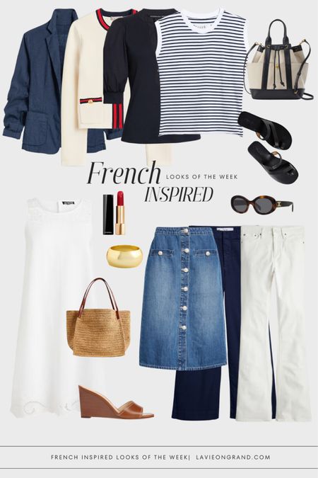 Look of the week
French Inspired 
Capsule Pieces 
Summer Outfits 

#LTKSeasonal #LTKStyleTip #LTKOver40