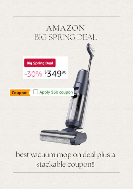 The best vacuum mop on sale plus an extra coupon 
Amazon daily deal
Amazon spring sale 

#LTKhome #LTKsalealert