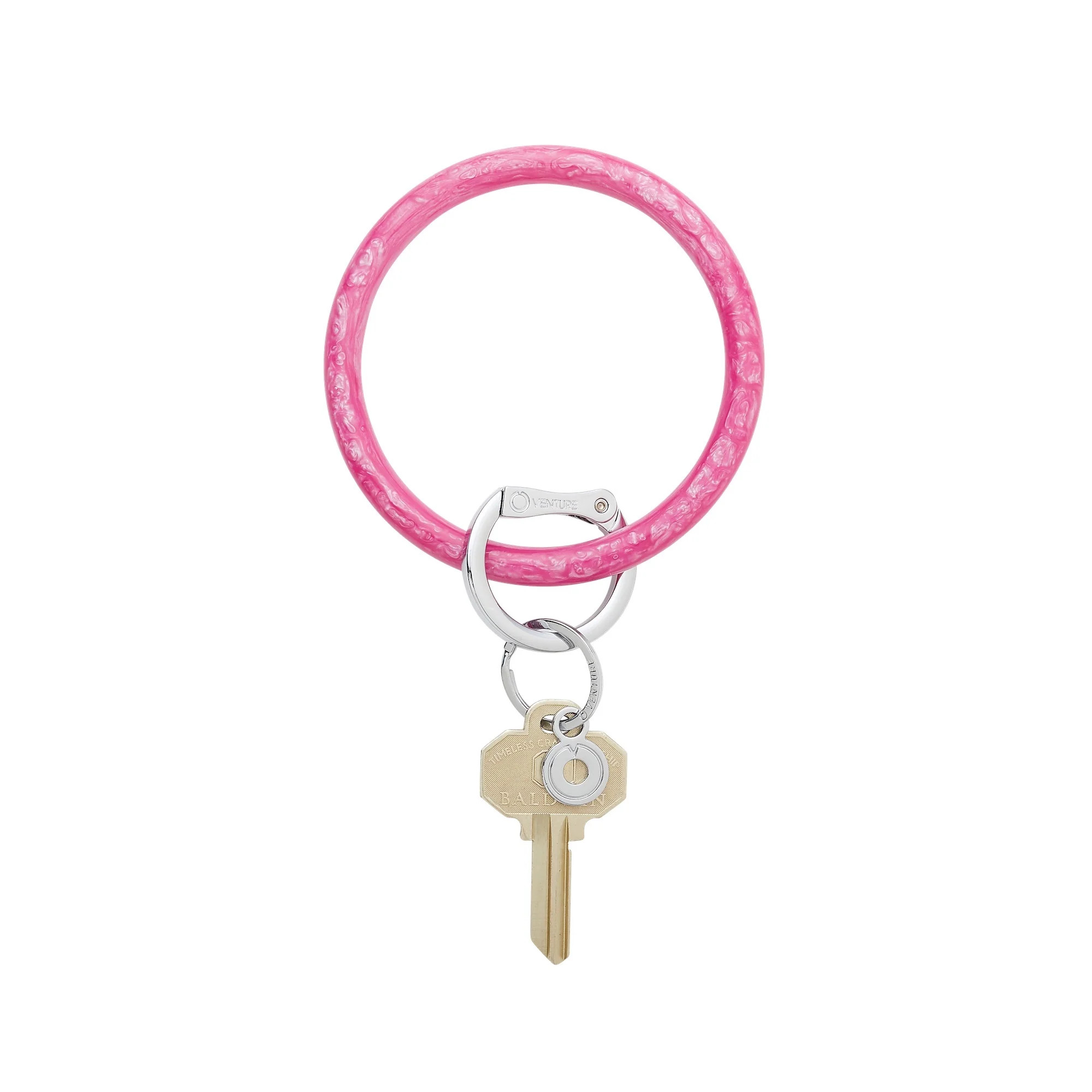 Resin Big O® Key Ring - Pink Topaz | Oventure