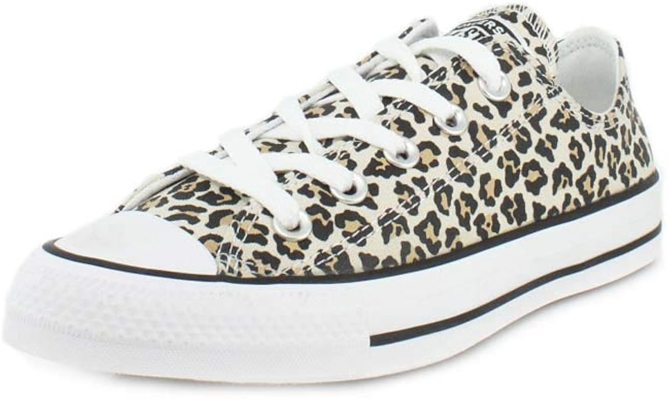 Converse Womens Archive Print Chuck Taylor All Star Cheetah Low Sneaker | Amazon (US)