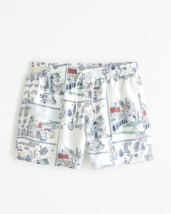 Pull-On Seersucker Swim Trunk | Abercrombie & Fitch (US)