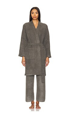 Barefoot Dreams CozyChic Solid Robe in Olive Branch from Revolve.com | Revolve Clothing (Global)