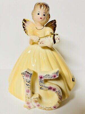 VTG Josef Original porcelain 15th Birthday angel doll figurine Black Eyes  | eBay | eBay US