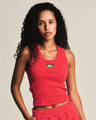 Logo Ribbed Tank - Heart | Daily Drills LLC