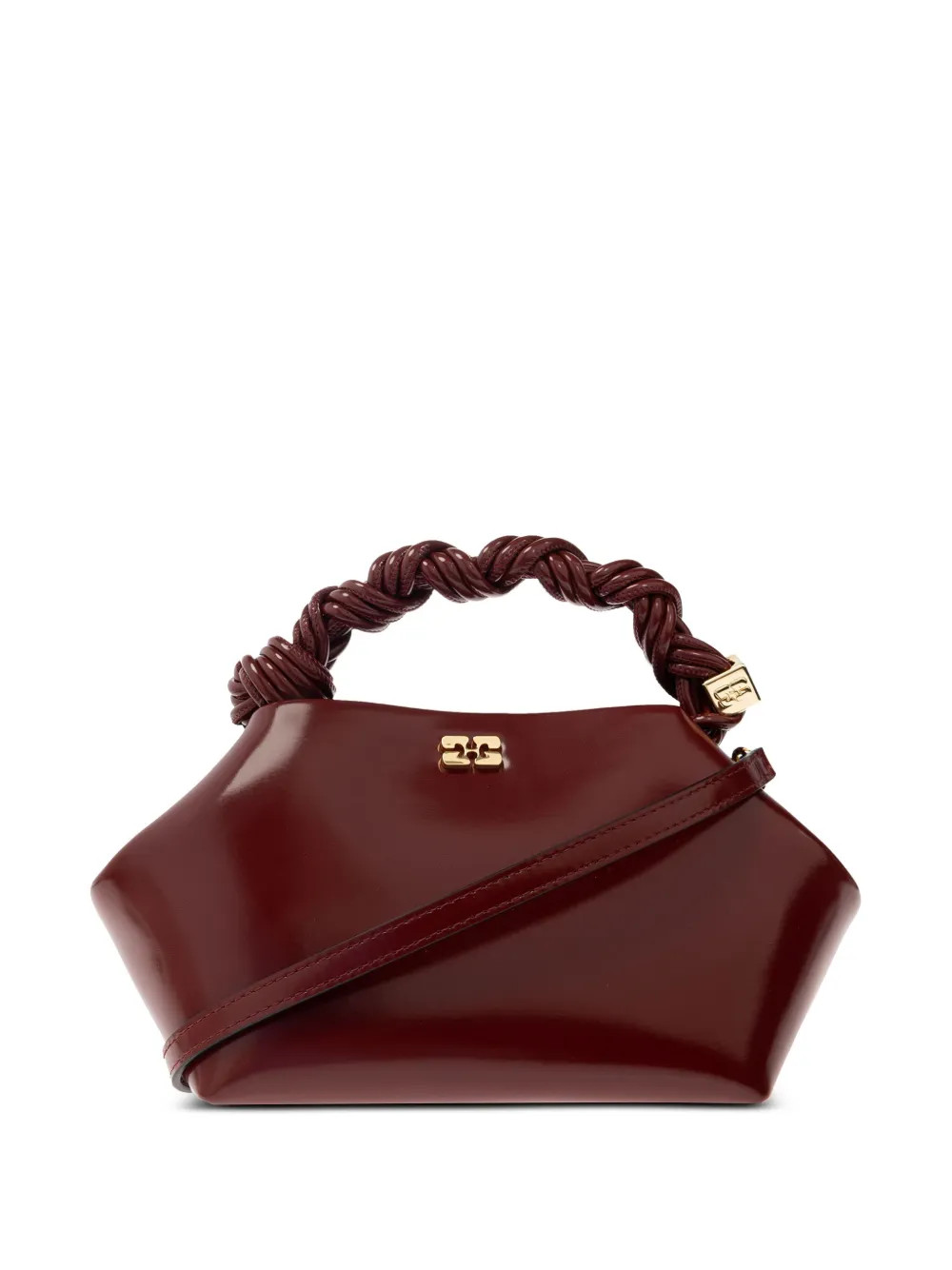 GANNI Bou Shoulder Bag | Red | FARFETCH | Farfetch Global