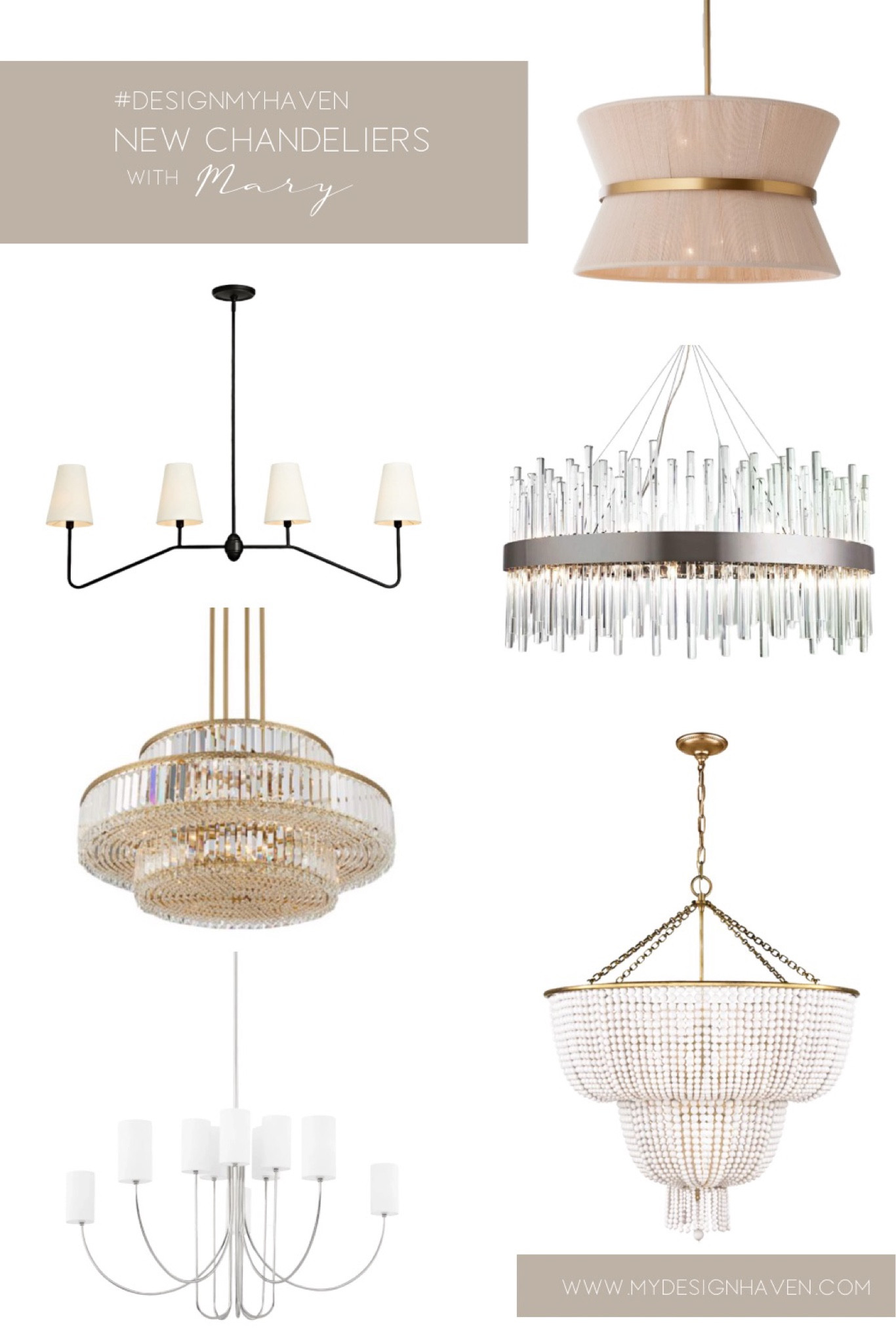 ✨NEW and UPDATED✨ chandeliers on our online store! Shop the perfect chandeliers for your foyer, dining room, kitchen, etc today! Head to my website to shop them all! ✨www.mydesignhaven.com✨ See you there! 

#LTKfamily #LTKhome #LTKsalealert