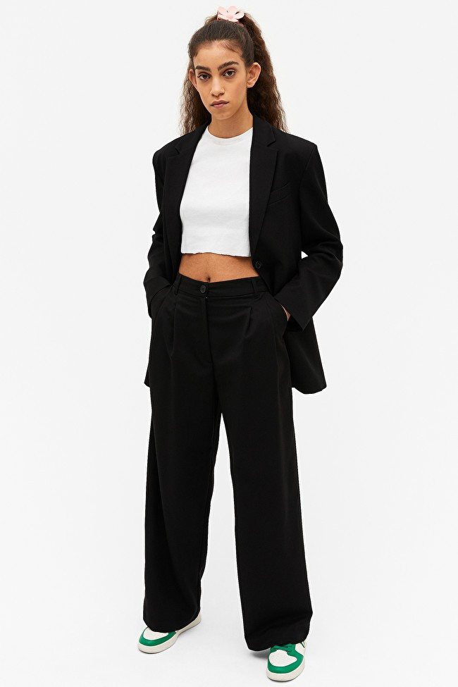 Wide leg trousers | Monki