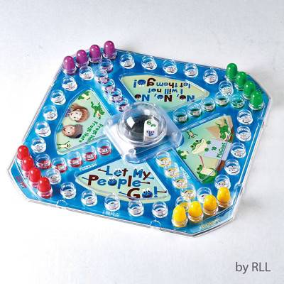 Rite Lite 10.25" Let My People Go Passover Board Game - Blue/Clear | Target
