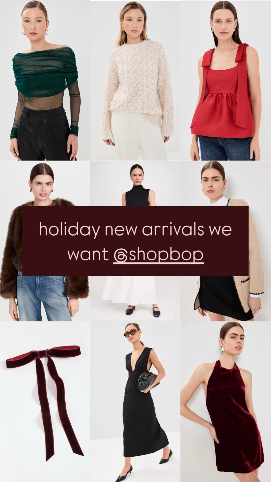 Holiday New Arrivals we want at Shopbop
Holiday Party Outfits 

#LTKSeasonal #LTKHoliday #LTKStyleTip